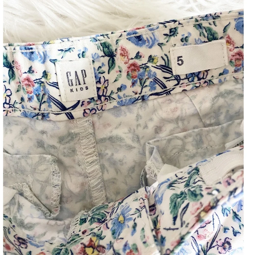 GAP girls floral shirts sz5